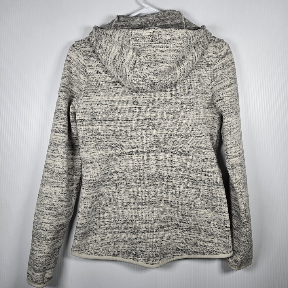Kuhl Asendyr Women's Fleece Full Zip Hoodie Size S Grey & Cream - Picture 3 of 11